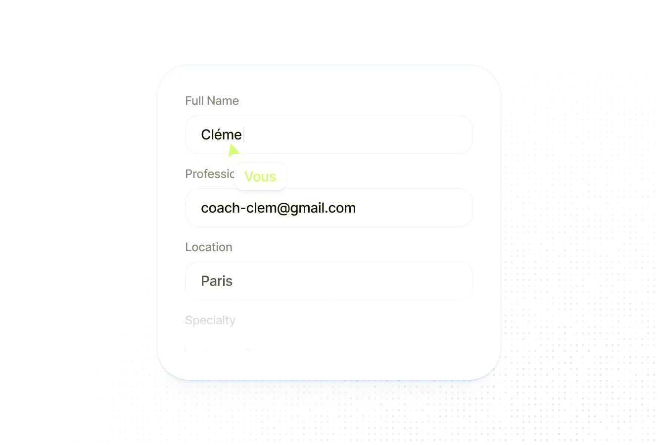 Ekklo fitness coaching software dashboard
